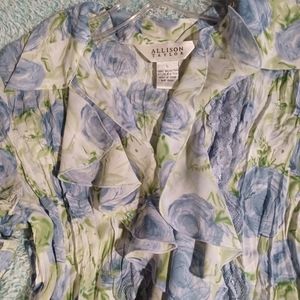 Allison Taylor beautiful floral blouse